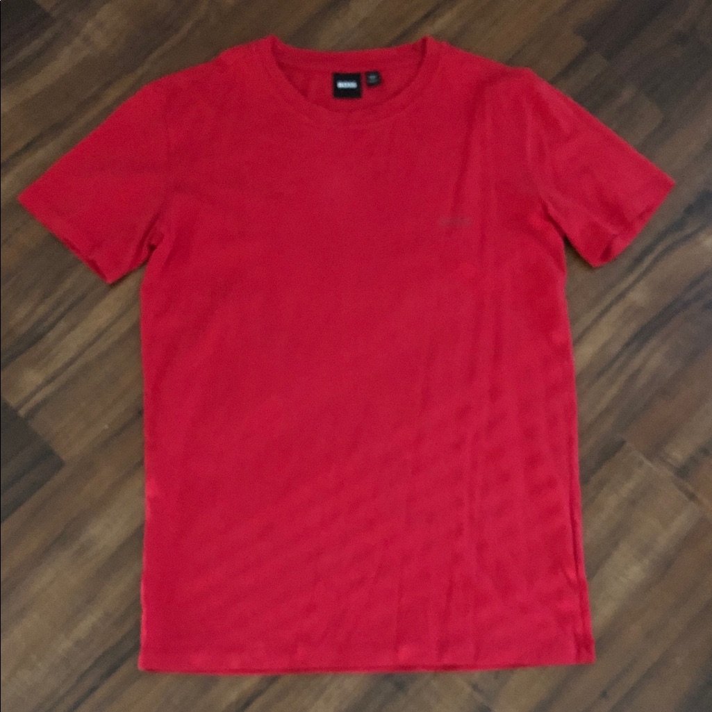 Like New Hugo Boss Vibrant Red Short Sleeve Tee